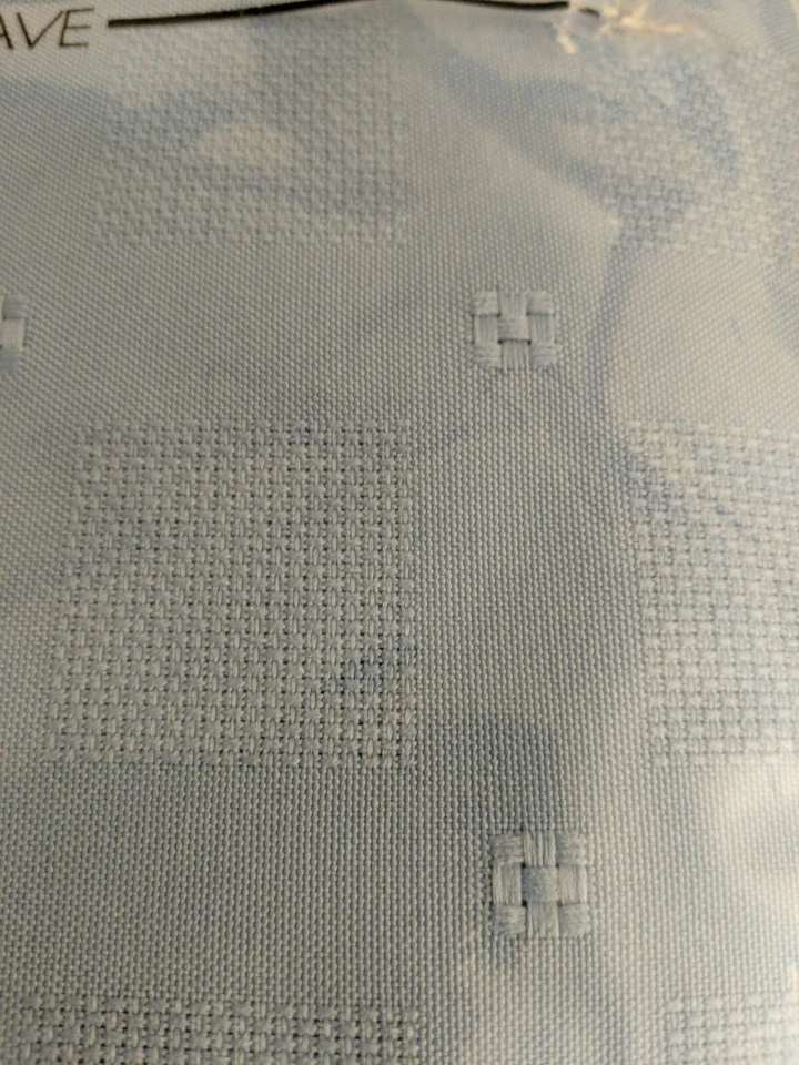 Sunweave TOWNHOUSE Tablecloth 60" x 120" Blue - Soil Release Scotchgard - Image 2 of 4