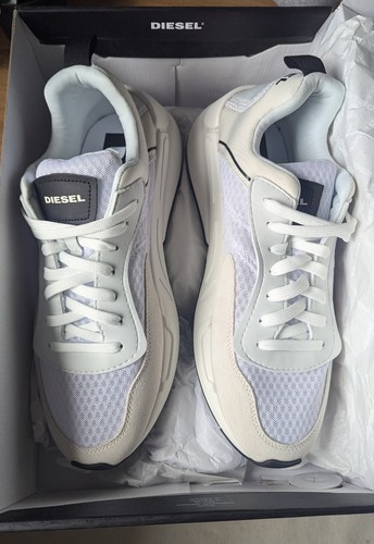 Diesel Mens Low Sneakers Shoes Trainers - S-Serendipity Low - White: UK size 10 - Picture 2 of 5