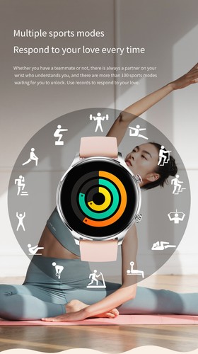 Women Ladies Smart Watch Sports Fitness Tracker Touchscreen Bluetooth Call Music - 第 10/19 張圖片