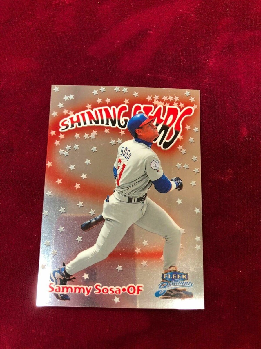 その他 1999 Fleer Brilliants Pulsars Sammy Sosa 1999 Fleer Brilliants SAMMY SOSA Shining Stars Chicago Cubs QF20