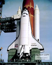 SPACE SHUTTLE CHALLENGER @ PAD 39A BEFORE FIRST FLIGHT - 8X10 NASA PHOTO (DD839)