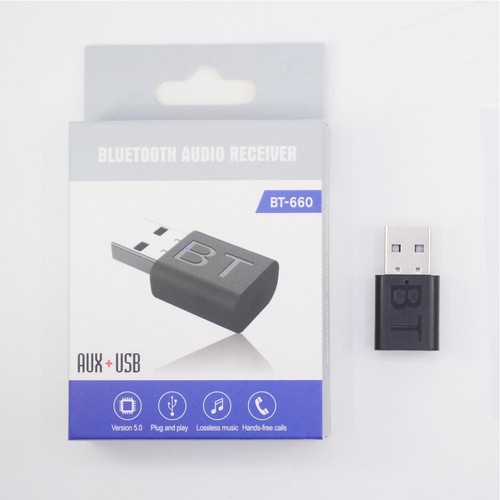 1x Bluetooth 5.0 Audio Receiver USB 3.5mm AUX Adapter Car TV PC Speaker - Afbeelding 5 van 15