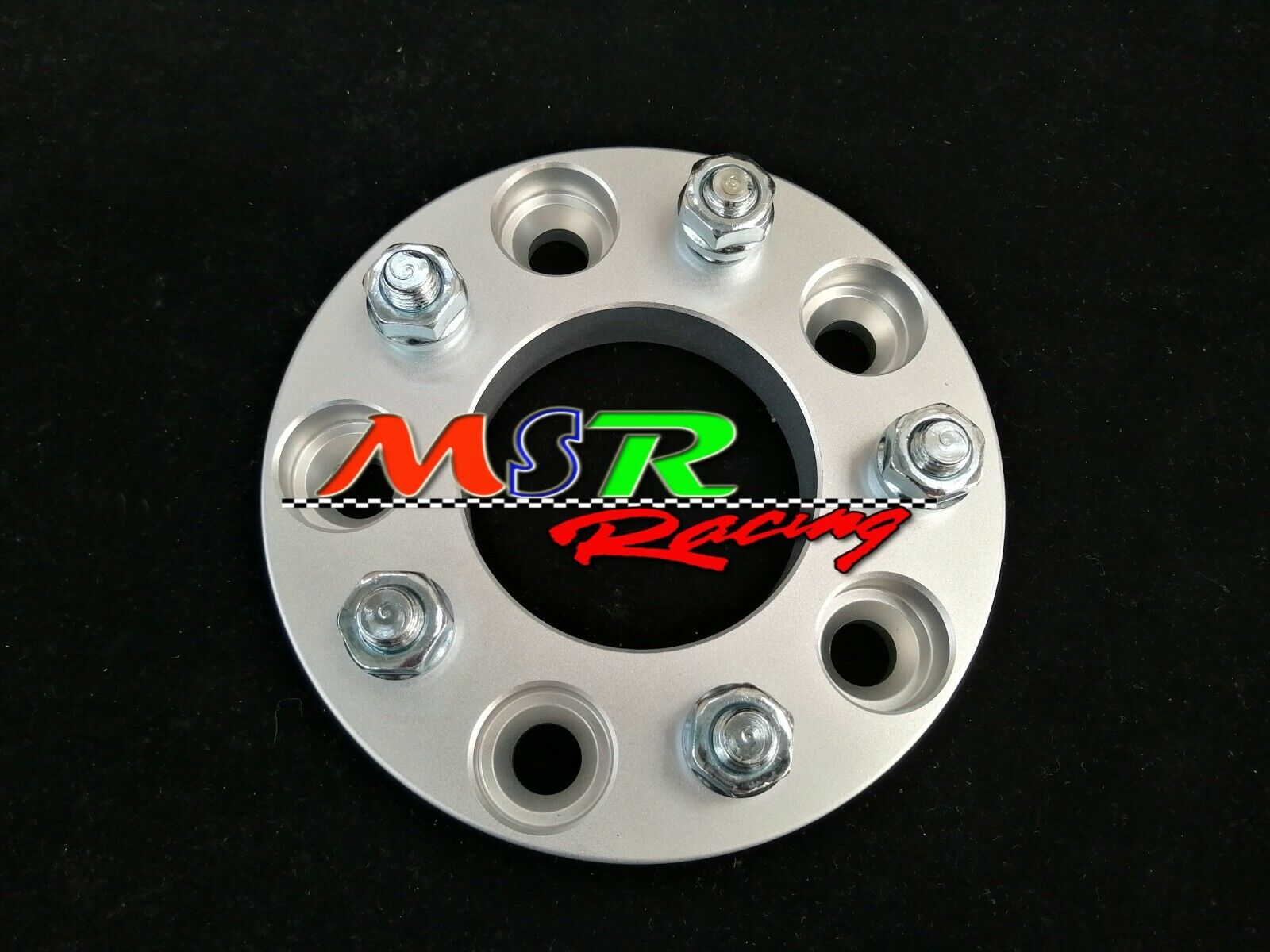 1pc SILVER Custom Wheel Spacers Adapters 5x127-5x127; 1/2x20; 1.5" Inch 38mm