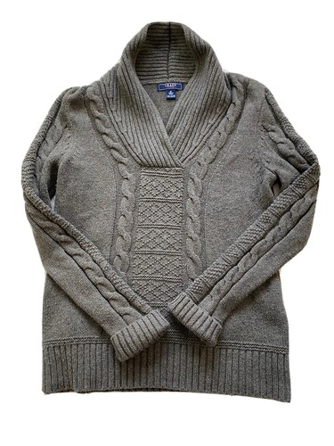 Chaps Cable Knit Sweater Womens Size 