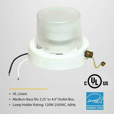 PULL CHAIN 9-WATT LUMINAIRE