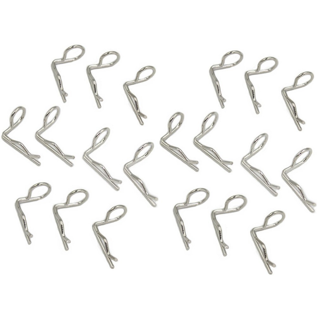20Pack Universal RC 90Degree Angle Body Clips For 1/10 Scale Model