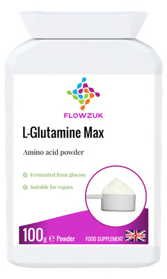L-Glutamin Max Aminosäuren hochfest Regeneration & Wellness Pulver Flowzuk