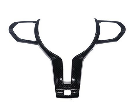BMW Carbon Fiber Interior Steering Wheel Cover Trim F20 F30 F31 F32 F34 - Picture 1 of 3