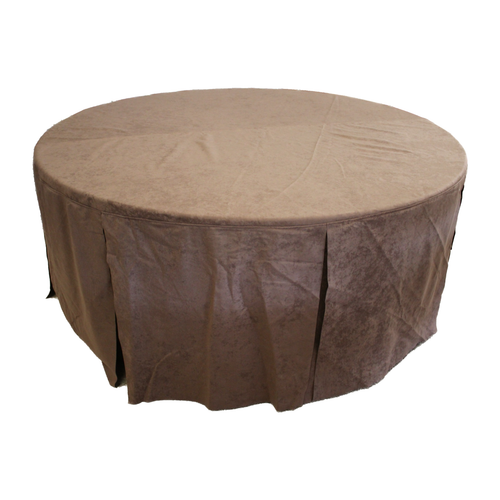 Nut Brown Suede Effect Finish Conference Cloth Drop Cover 183.5cm x 73cm - Picture 2 of 3