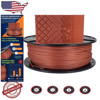 USA-Made 1 Kg Tough Pro PLA+ Filament 1.75mm, Perfect for Engineering Prototypes