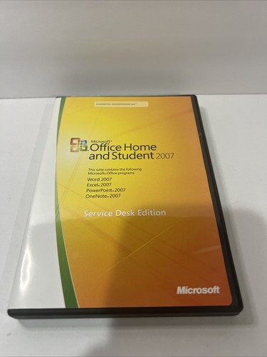 Microsoft Office Home and Student 2007 Service Desk Edition with