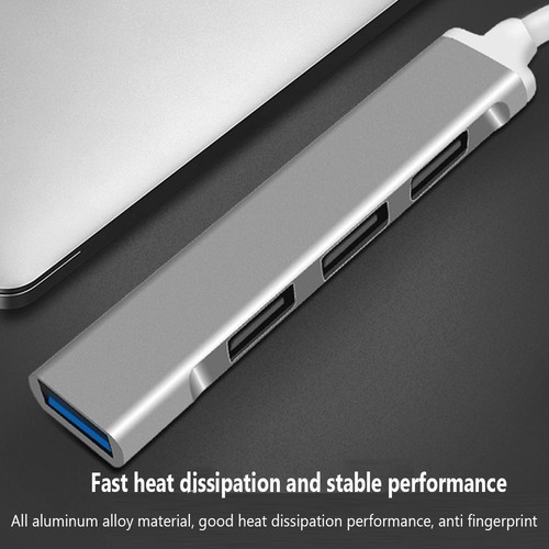 Station d'accueil 4 ports USB-C USB 3.0 HUB USB Expander Splitter USB Type C Hub pour ordinateur portable PC - Photo 8/11