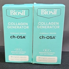 ch-OSA BioSil  Advanced Collagen Generator, 30 Capsules ea.,  2 PACK