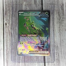 Pokémon Card - Iron Leaves ex Temporal Forces 203/162 Special Illustration Rare