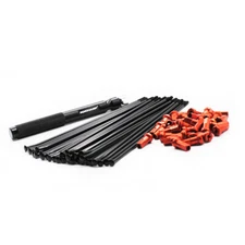 MXCHAMP Black Stainless Spoke & Orange Nipple Kits-21" Front  for KTM EXC SXF SX