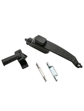 NEW NATIONAL N100-023  BLACK PUSH BUTTON STORM SCREEN DOOR LATCH HANDLE 7182017