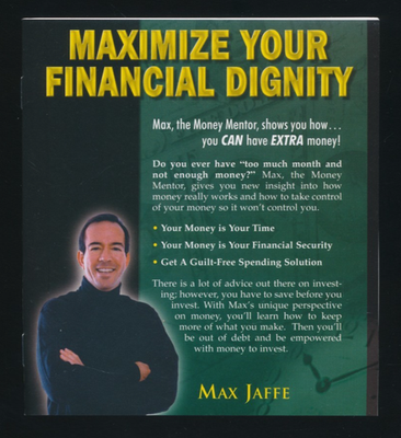Maximize Your Financial Dignity by Max Jaffe CPA 2 CD Set | eBay