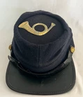 CIVIL WAR WOOL FORAGE KEPI FEDERAL  ARMY HAT WATERBURY BUTTON CO  REPLICA?