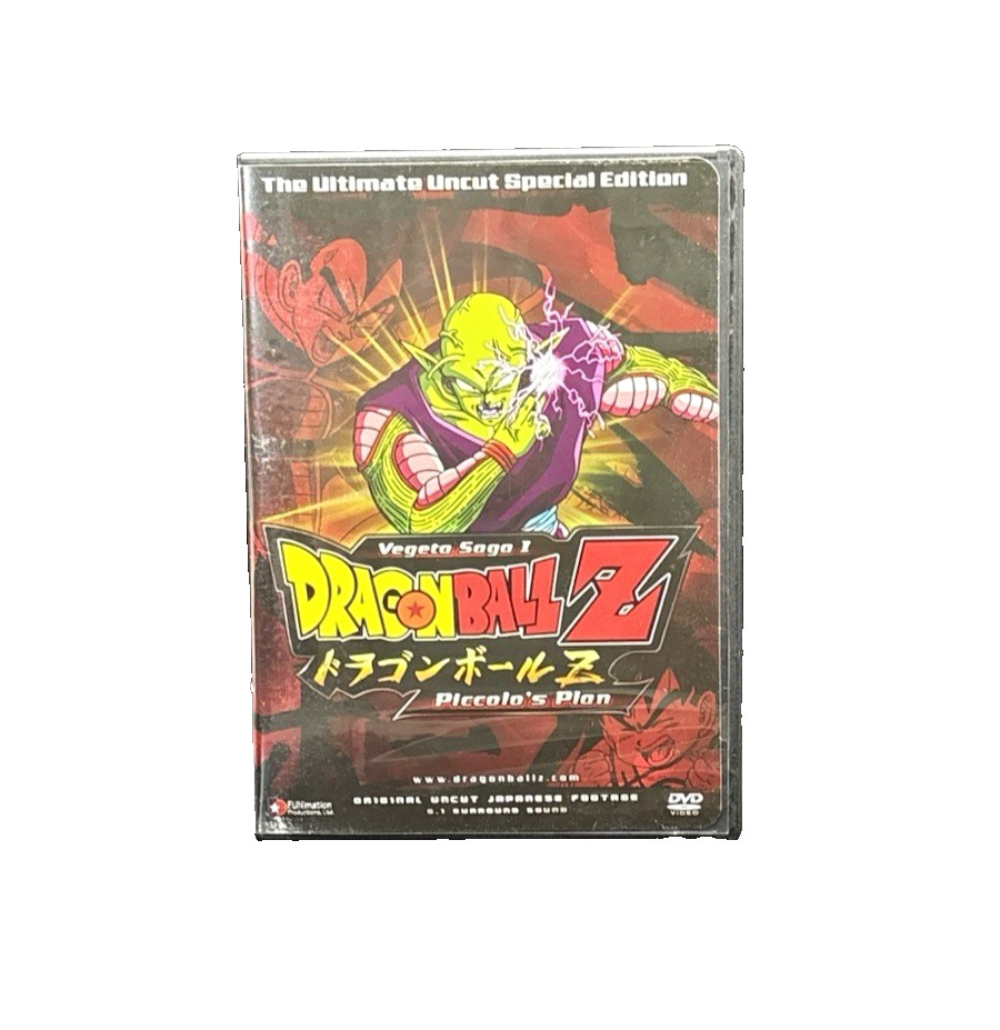 Dragon Ball Z Vegeta Saga Piccolos Plan DVD, 2005, Ultimate Uncut Special