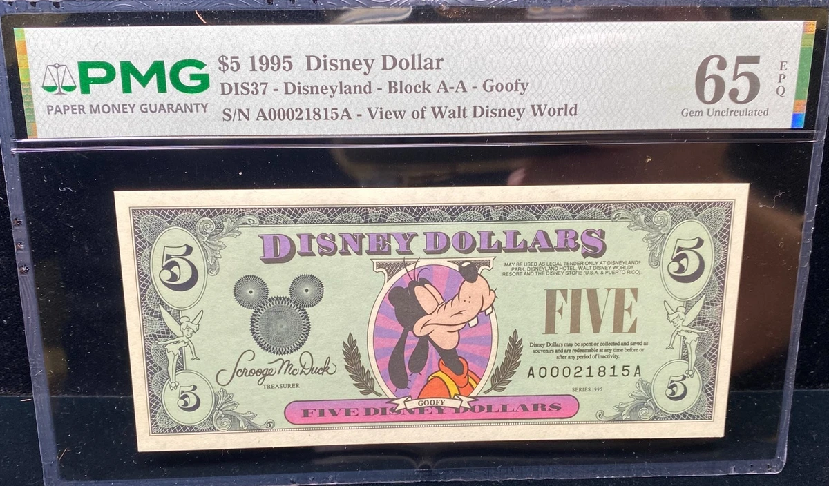 Доллары Disney (с 1968 г. по настоящее время) - огромный выбор по