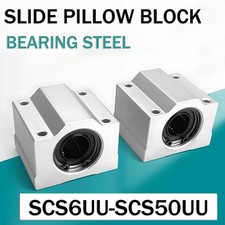 SCS6UU-SCS50UU Linear Motion Shaft Rail Ball Bearing Bushing Slide Pillow Block