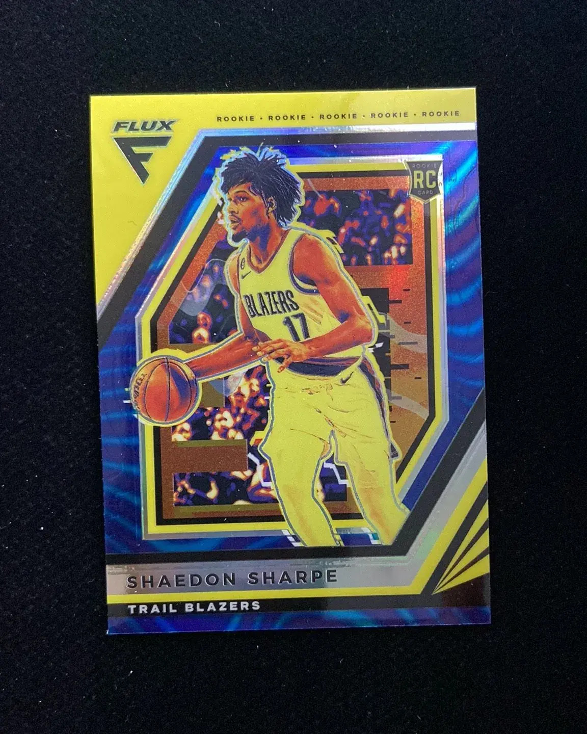 2022-23 Panini Flux Rookies #207 Shaedon Sharpe RC Rookie Trail Blazers xj39