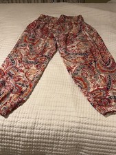 Boho Harem Hippie Pants Paisley Size 2xl