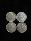 Morgan Silver Dollar Lot. 90% Silver. AU/AU Details. 1880-P 1887-P 1887-O 1888-P