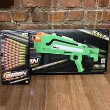 SIREN Maulr – Pump-Action Mag-Fed Dart Blaster – Adjustable Power w/ 60 Darts