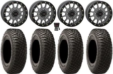 System 3 SB-5 Grey 15" Wheels 30" BFG KM3 Tires Textron Wildcat XX