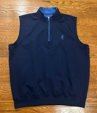 Fairway & Greene Tech Performance 1/4 Zip Golf Vest Mens XL New Canaan Golf Club
