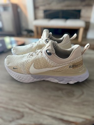 Size 12 - Nike React Infinity Run Flyknit 3 Oatmeal W