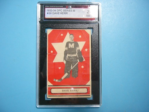 Dave Kerr [Series B] #59 1933 O-Pee-Chee card