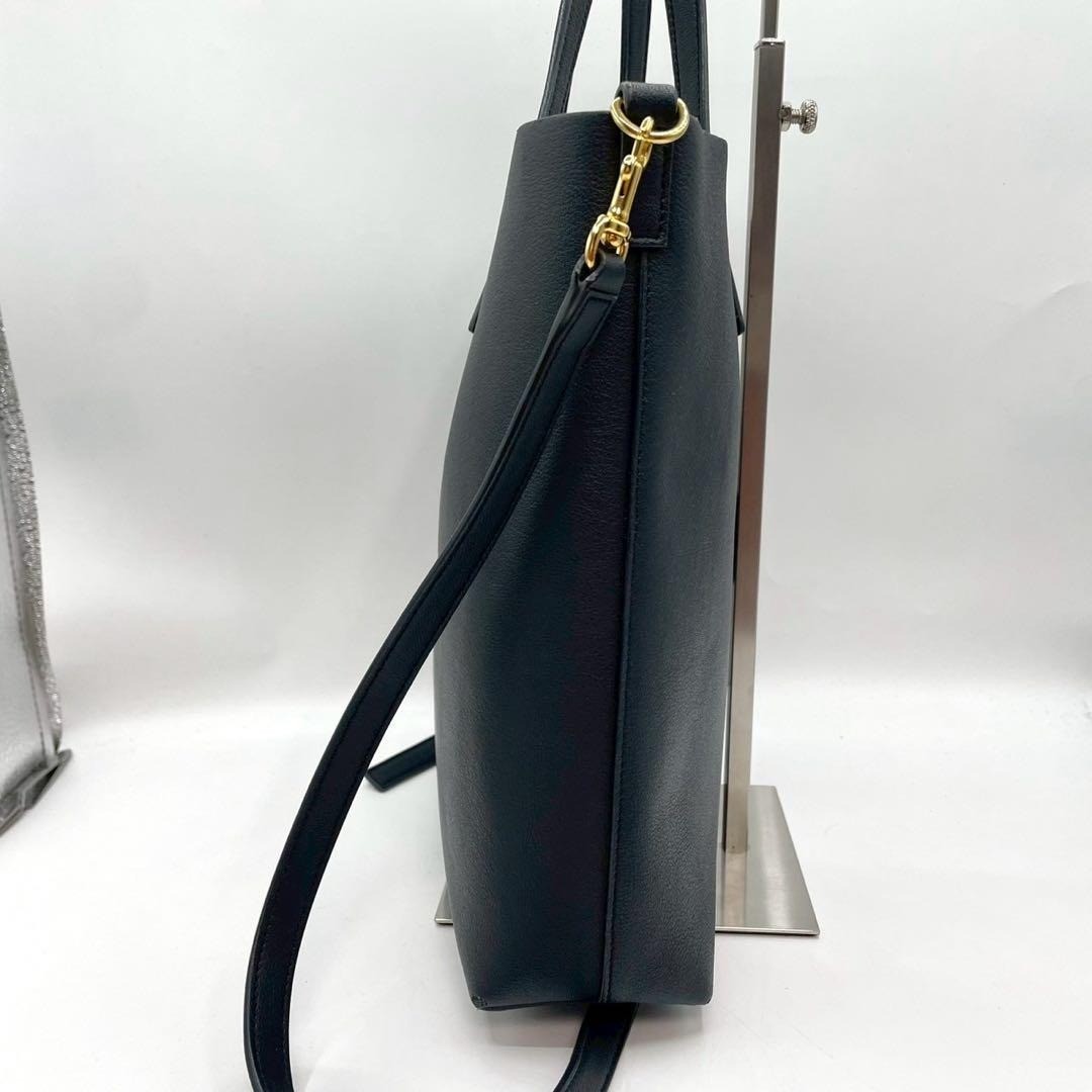 Borsa shopping giocattolo Saint Laurent borsa a tracolla in pelle a 2 vie ner...