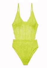 Savage Fenty NWT Lace Teddy Acid Lime Small