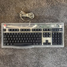 Macally iKey USB Keyboard Clear Mac G3 G4 Vin...