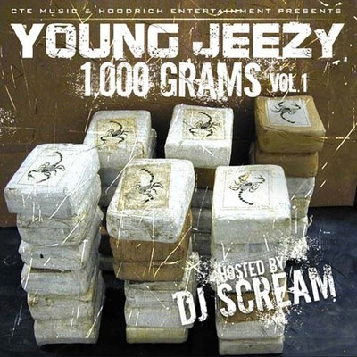 DJ SCREAM YOUNG JEEZY 1000 GRAMS OFFICIAL MIXTAPE MIX CD PROMO