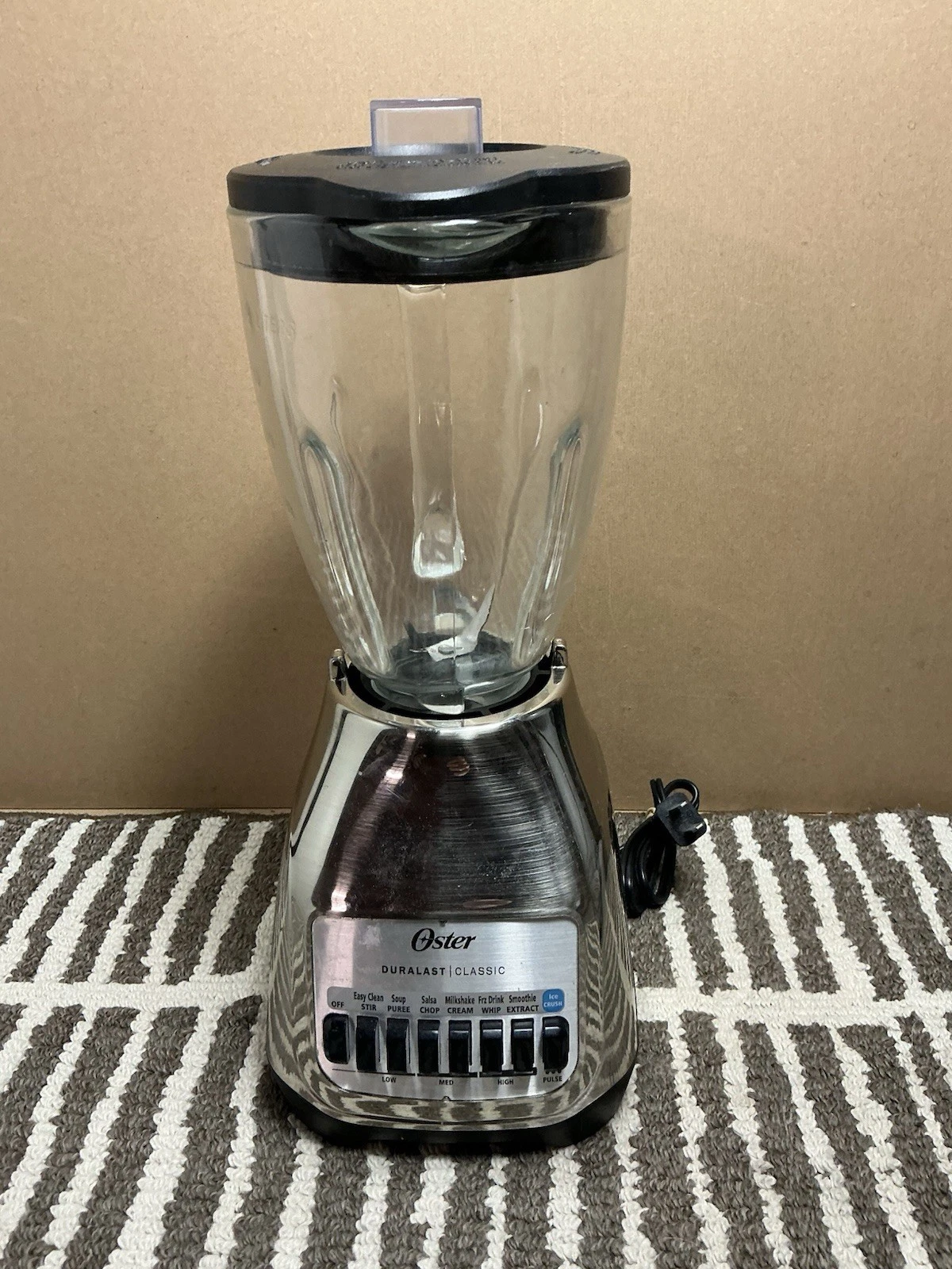 Oster Duralast Classic Blender Stainless Base Retro 6 Speed