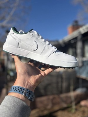 ⛳️ Mens Size 12 - Jordan 1 Low Golf Spiked Master's White Fir