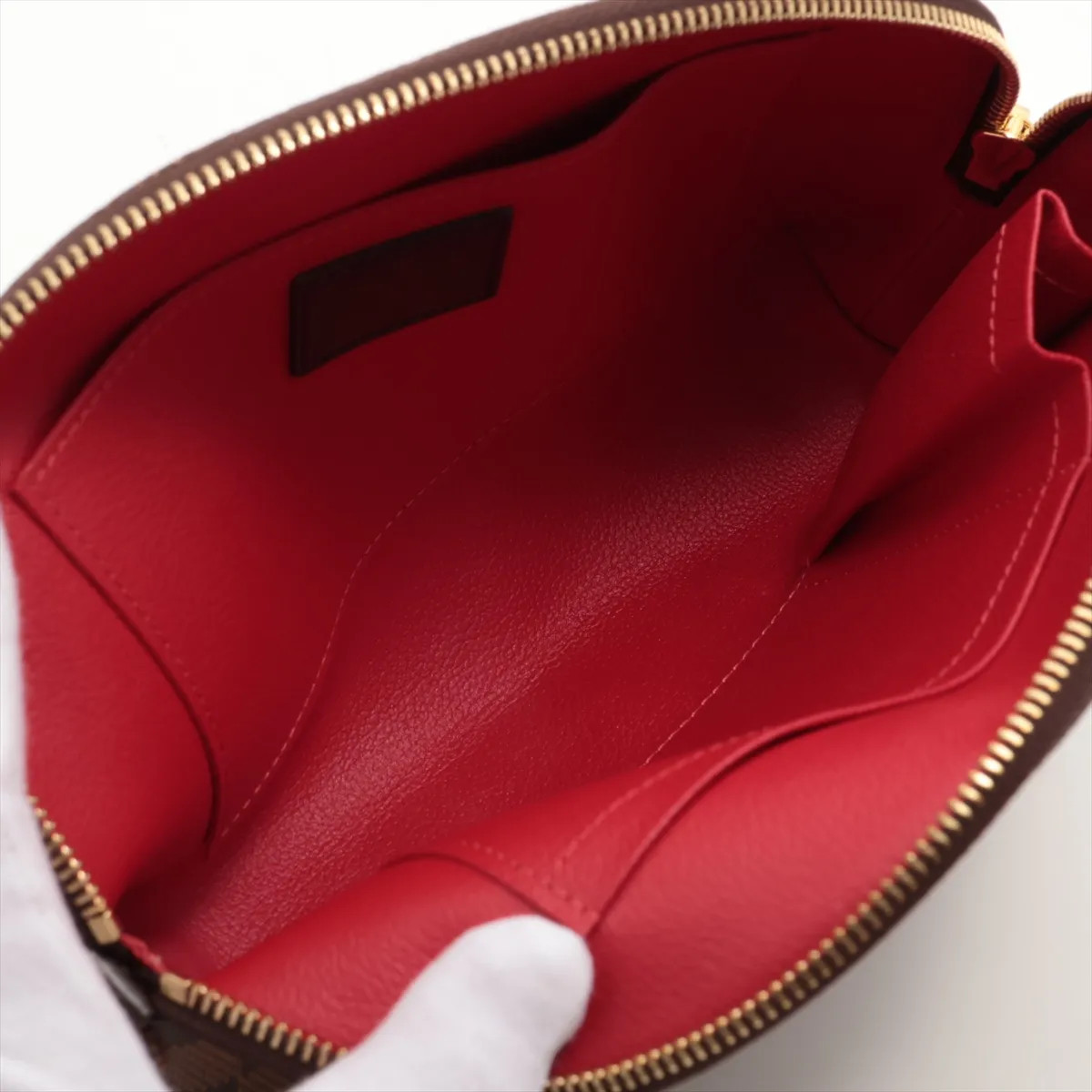 Louis Vuitton Damier Pochette cosmetic GM Brown Pouch - # image 3