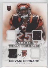 2013 Panini Momentum Rookie Team Threads Quad Materials /299 Giovani Bernard 1u6