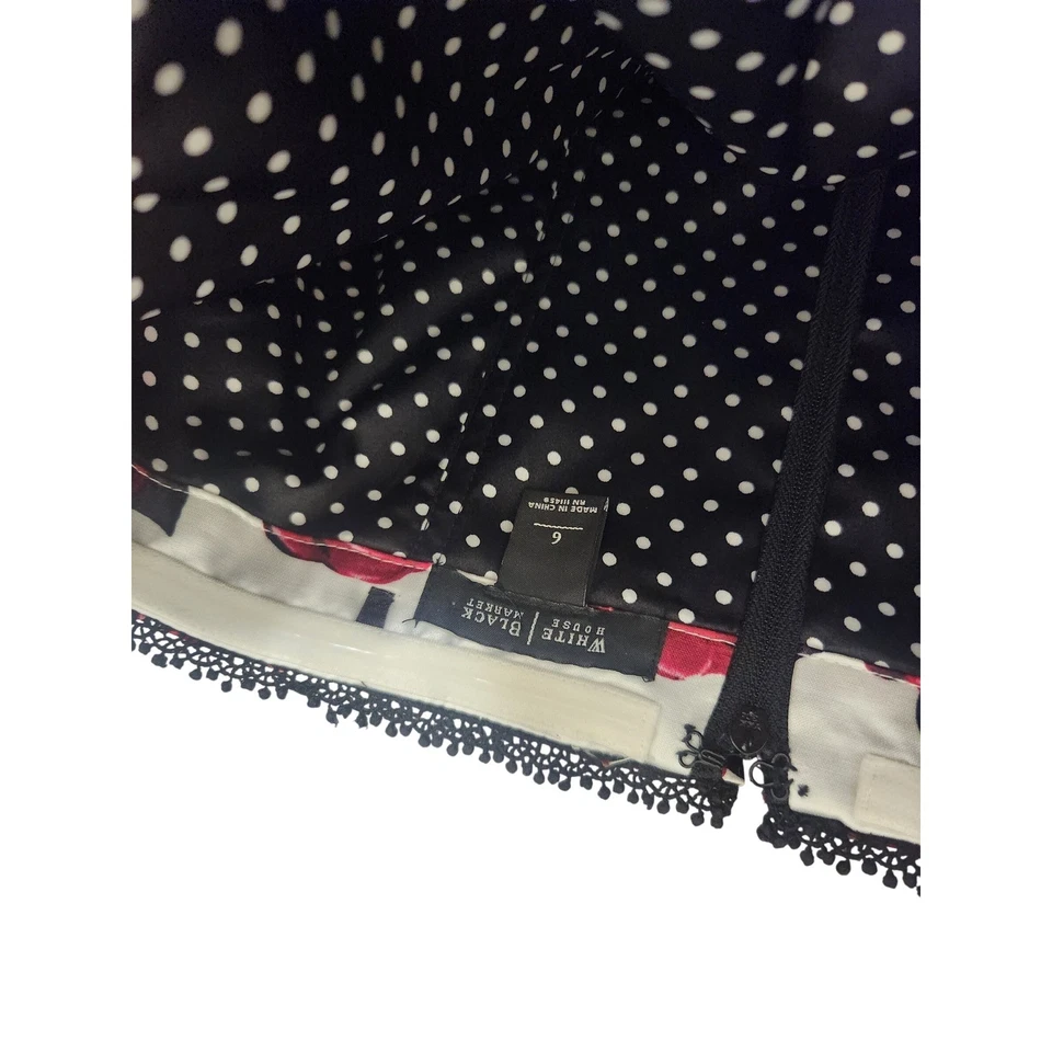 Top corsé floral rosa roja mercado negro de la Casa Blanca Foto 2 de 3