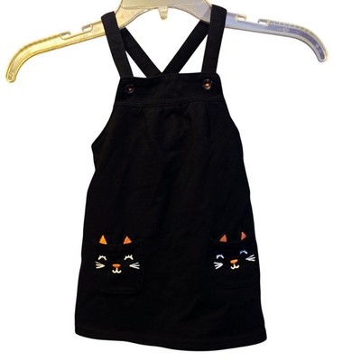 Carter's black cat jumper dress size 12 months