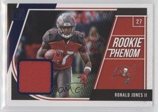 2018 Panini Donruss Rookie Phenom Jerseys Blue Ronald Jones II #9 3f2