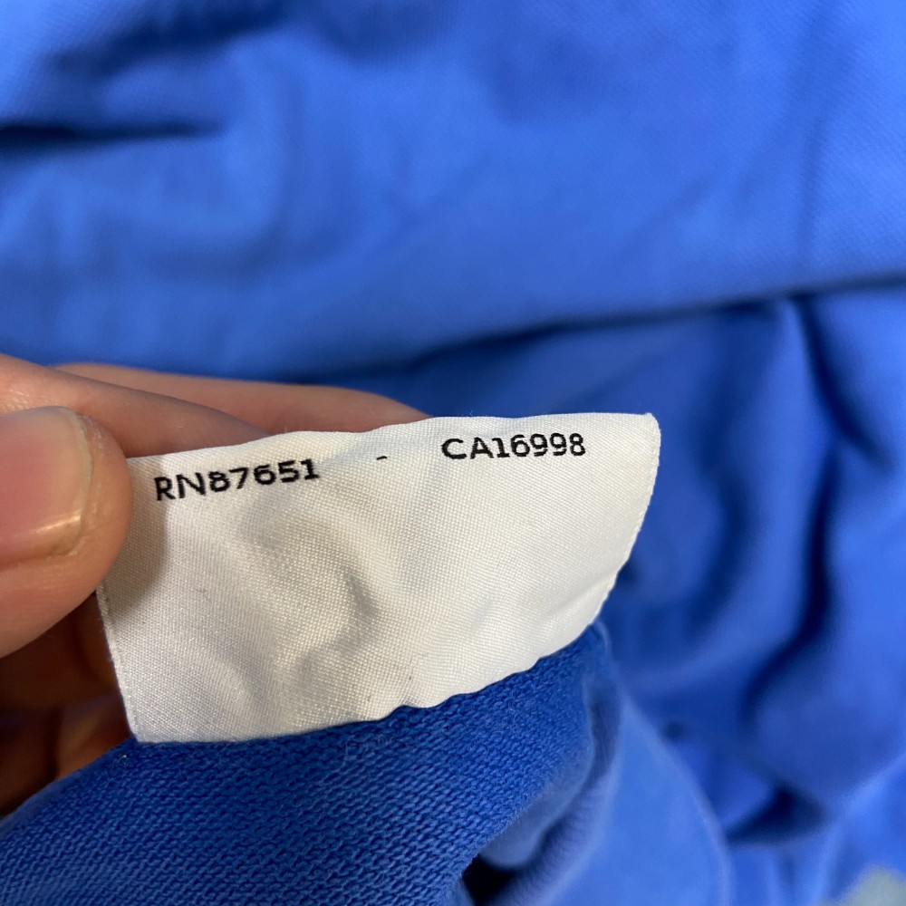 Lacoste For J.Crew Polo Shirt Mens 4 Blue Cotton Side Slit Hi Low Hem Sportswear thumbnail 8