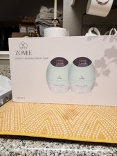 Zomee Fit Wearable Breast Pump, Hands-Free, Set of 2, NEW, ORIGINAL PACKAGING