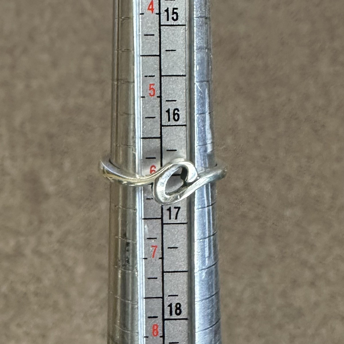 James Avery Script Initial C Letter Ring Size 6 S… - image 5