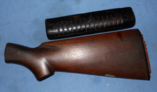 Jc Higgins Model 20 583.55 12ga Pump Shotgun Wood Stock Forend Set Used B15