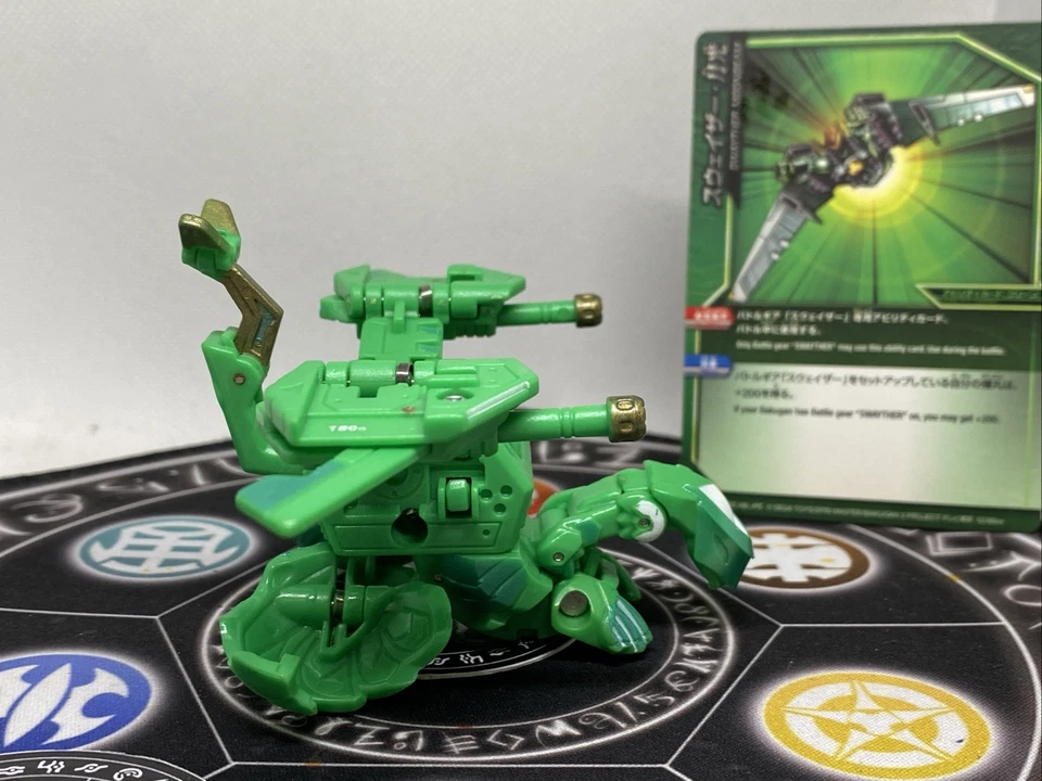 Bakugan Ventus Hawktor & Swayther & Card Combat Set Gundalian Invaders Rare - Image 2 of 4