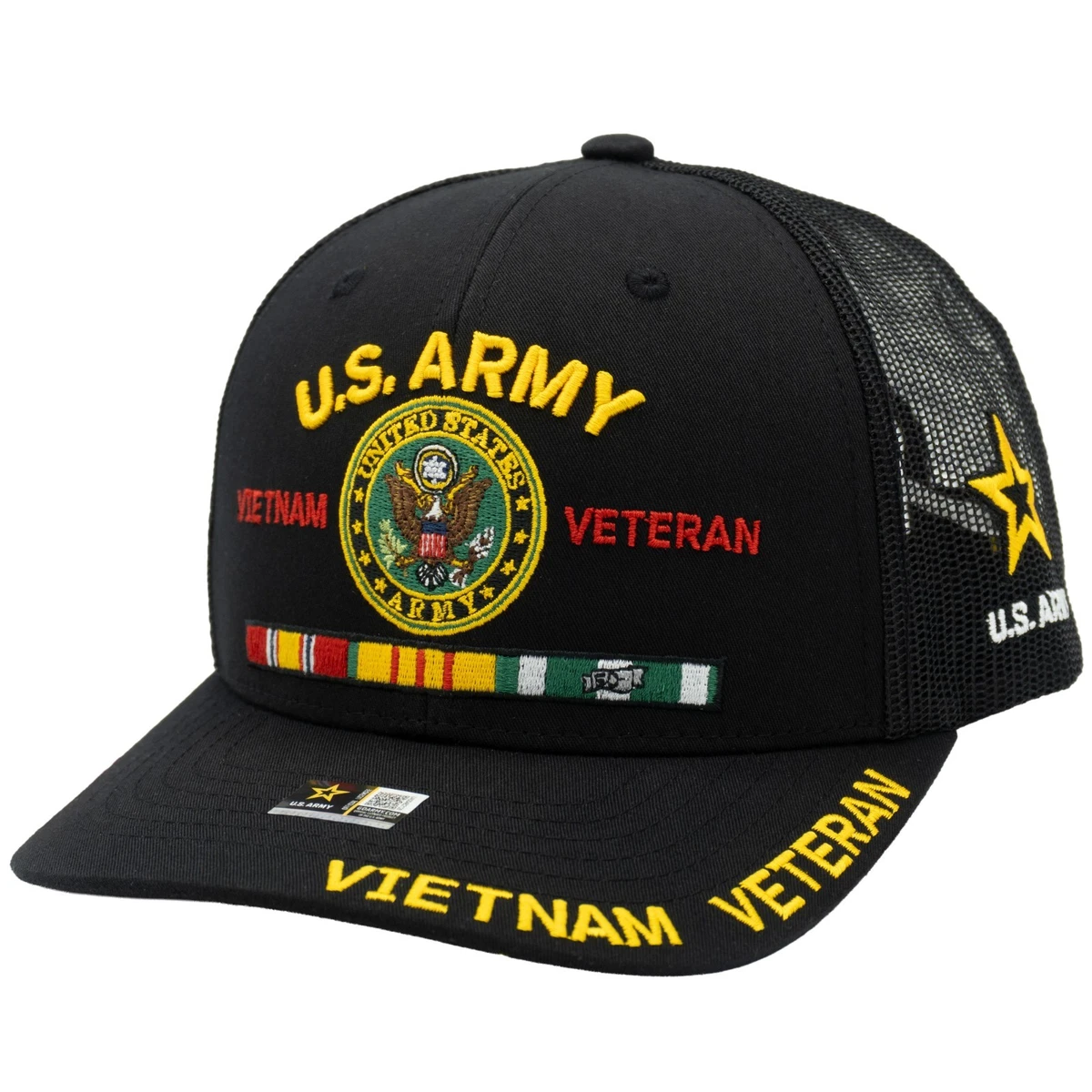 VIETNAM VETERAN 3D Embroidered Adjustable Baseball Cap Hats Wholesale Price LOT